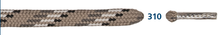 Barth Schnürsenkel Bergsport halbrund beige/schwarz/weiß/grau 180cm